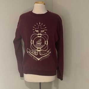 Dark Seas Burgundy Sweatshirt